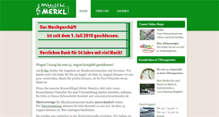 Desktop Screenshot of musik-von-merkl.de