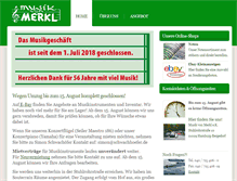 Tablet Screenshot of musik-von-merkl.de